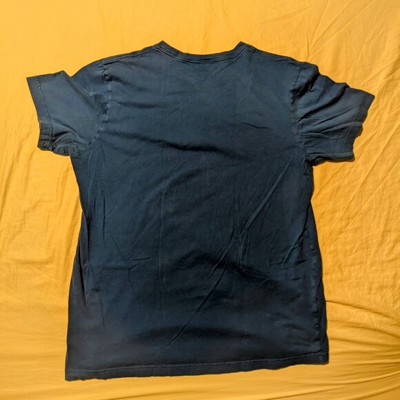 Vintage Adidas T-Shirt Blue Size L - Picture 3 of 4